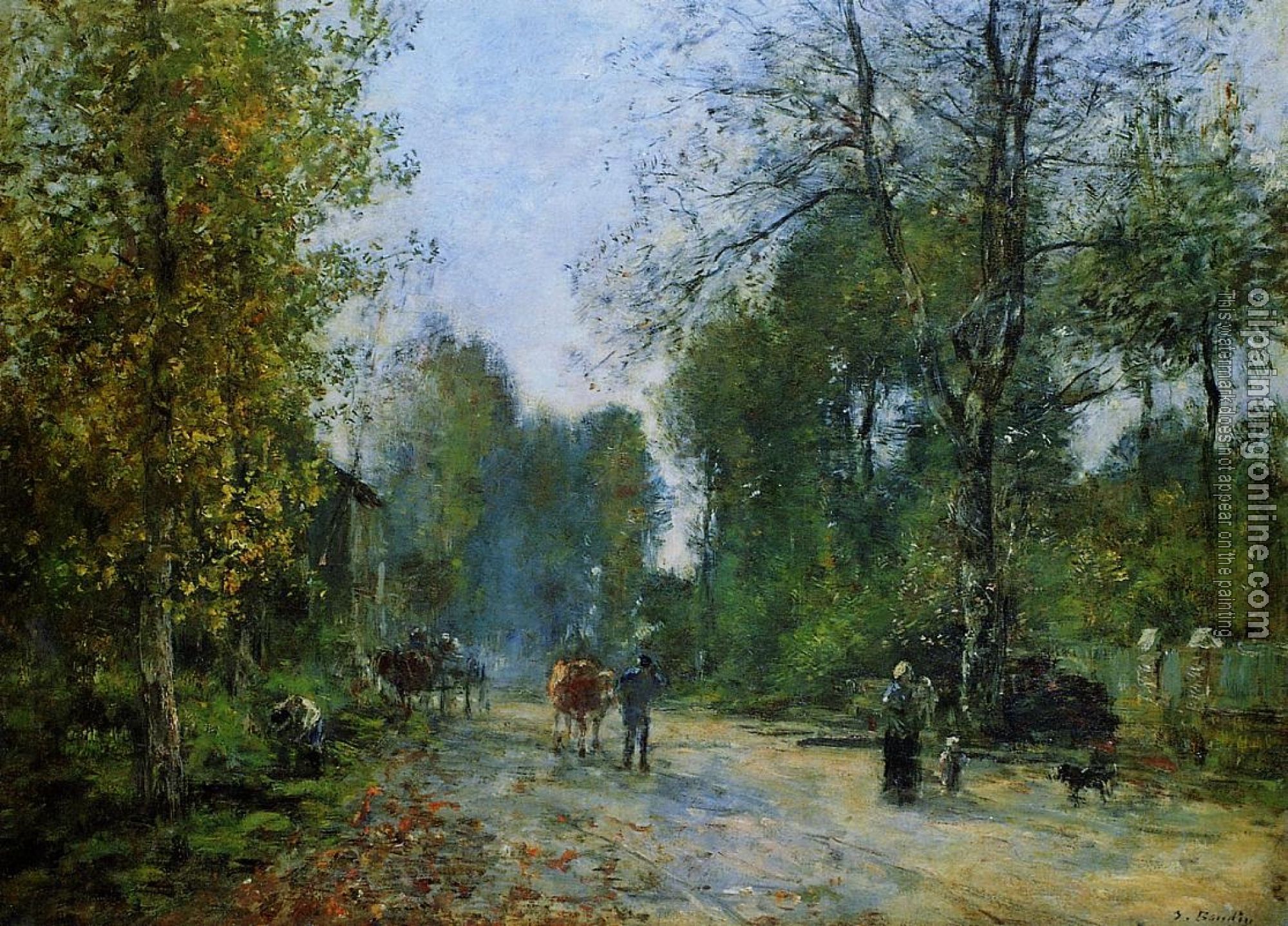 Boudin, Eugene - Trouville, Le Chemin de la Corderie